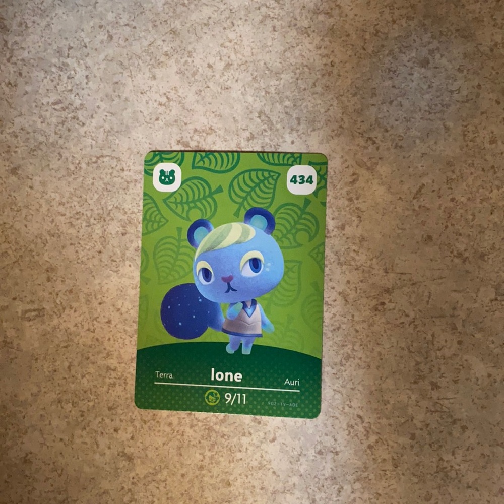 Animal crossing amiibo Ione